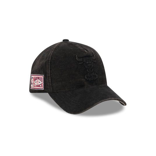 Chicago Bulls Washed Thin Wale Cord 9FORTY A-Frame Unstructured Snapback Hat