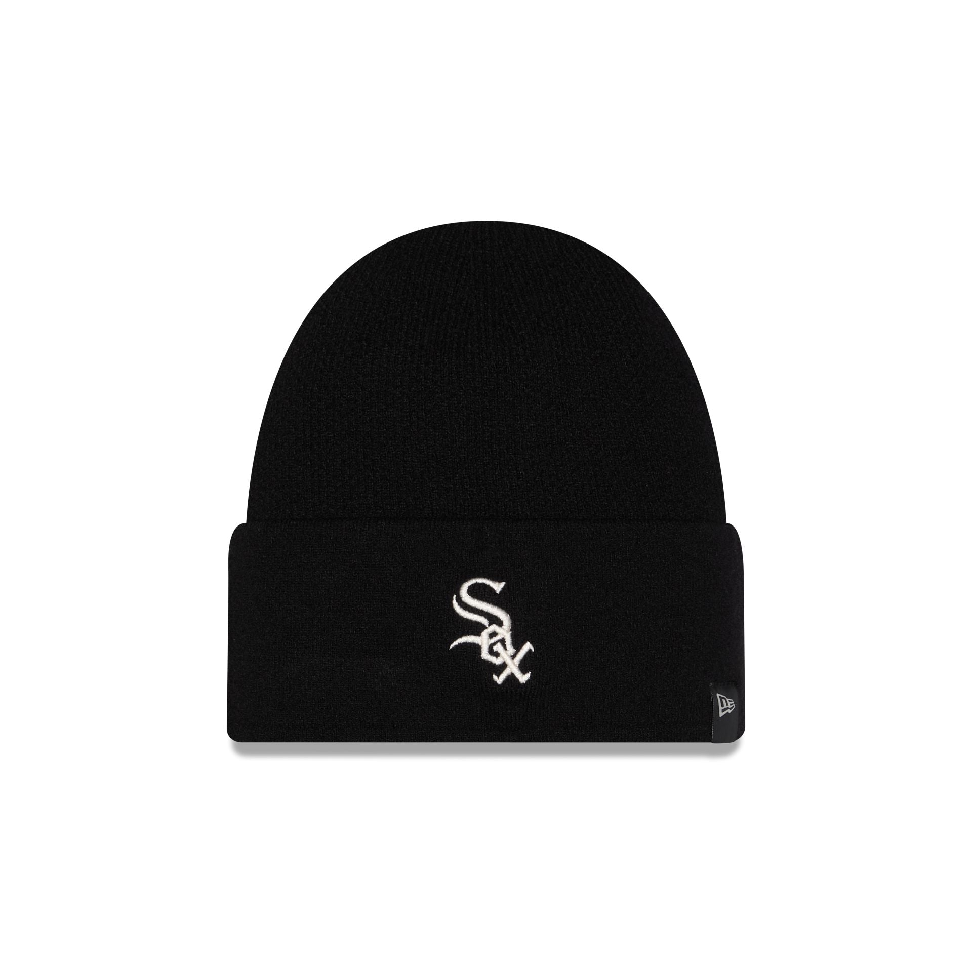 Chicago White Sox Cashmere Black Cuffless Knit Beanie Hat