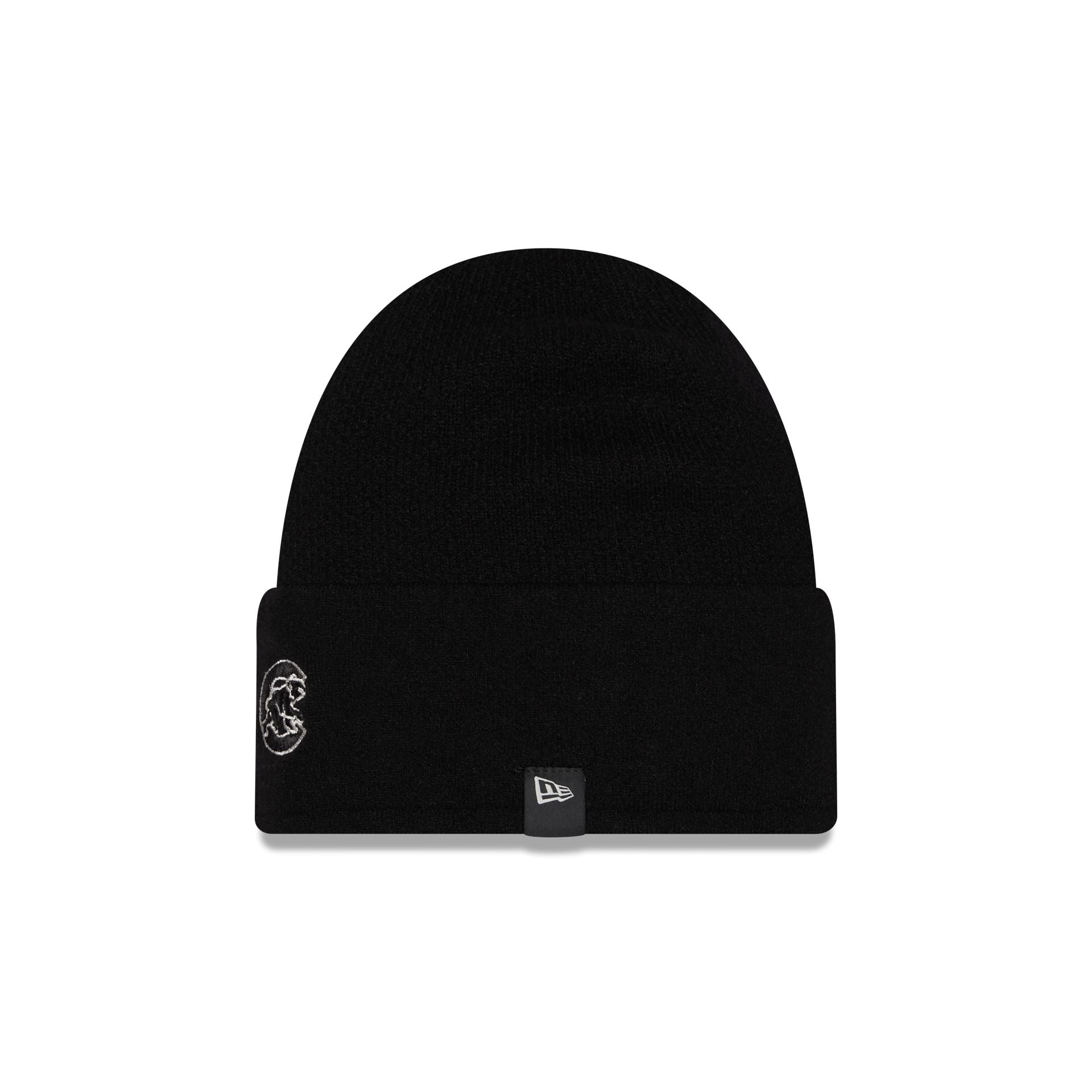 Chicago Cubs Cashmere Black Cuffless Knit Beanie Hat