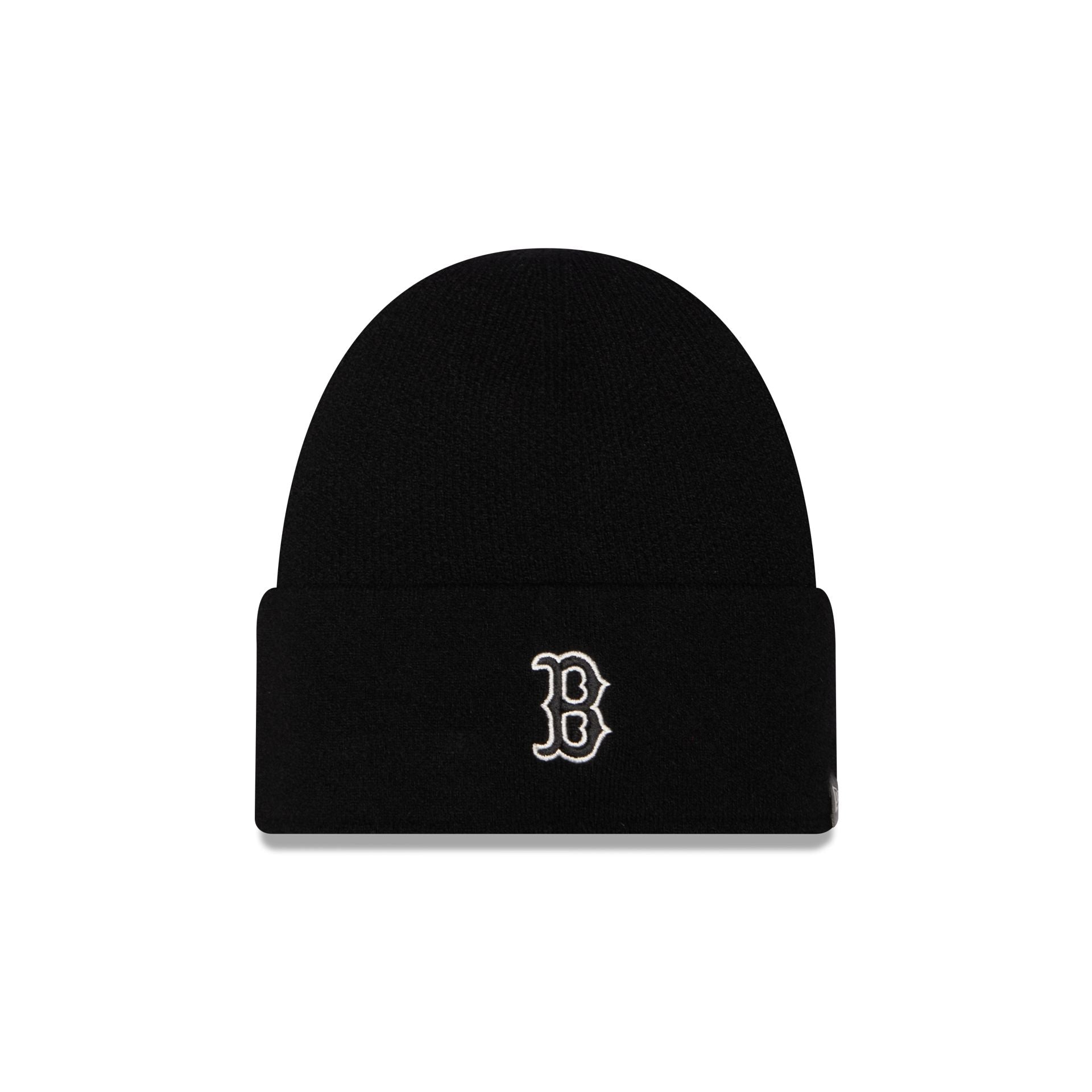 Boston Red Sox Cashmere Black Cuffless Knit Beanie Hat