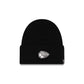Kansas City Chiefs Cashmere Black Cuffless Knit Beanie Hat