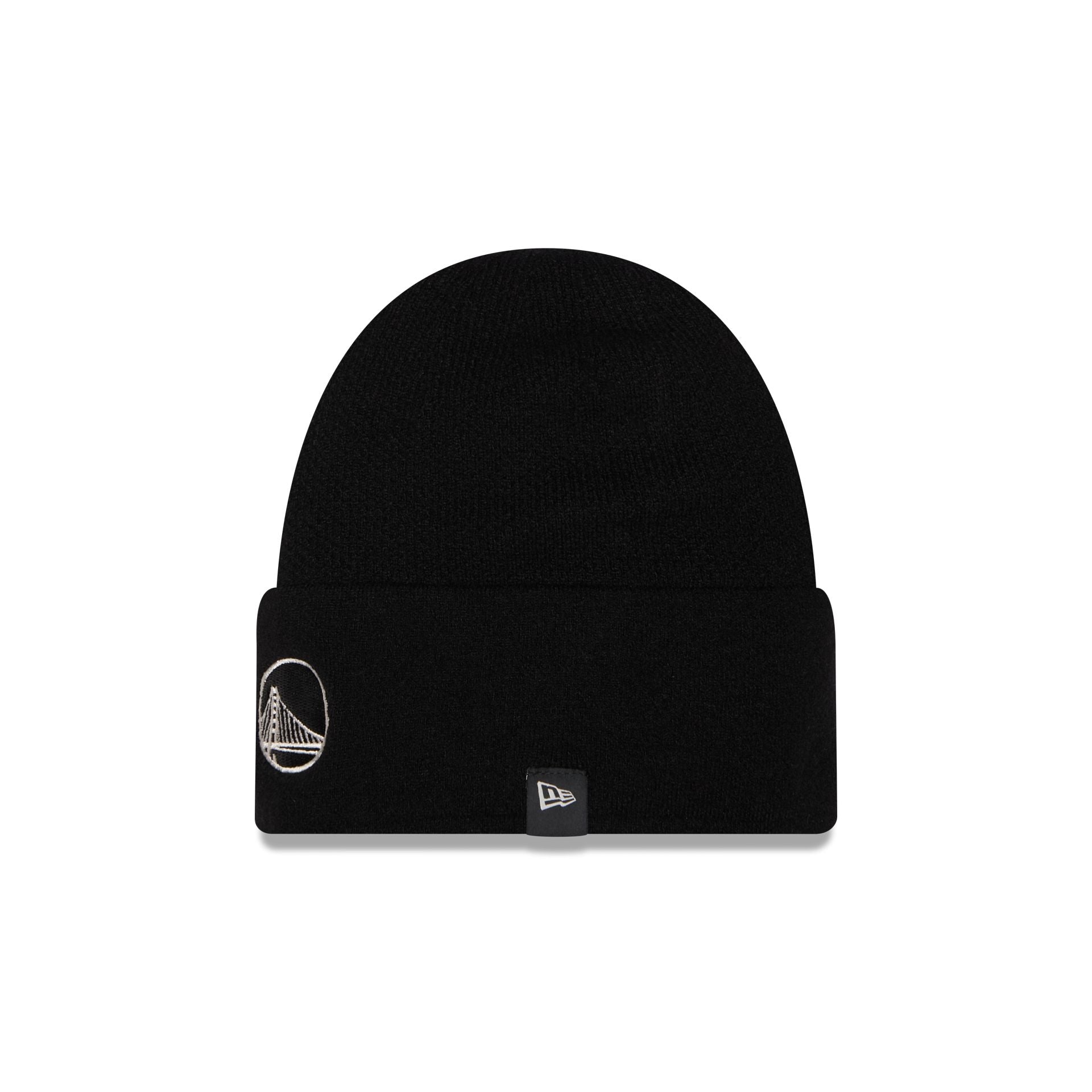 Golden State Warriors Cashmere Black Cuffless Knit Beanie Hat