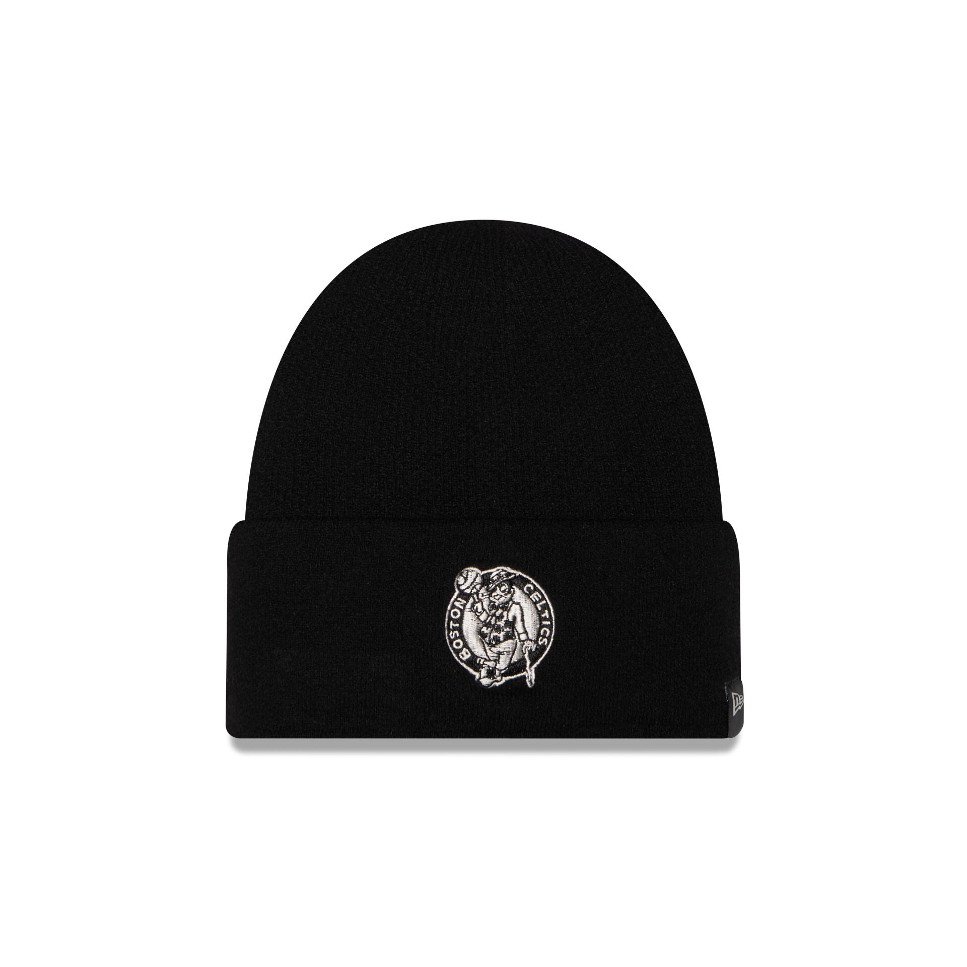 Boston Celtics Cashmere Black Cuffless Knit Beanie Hat