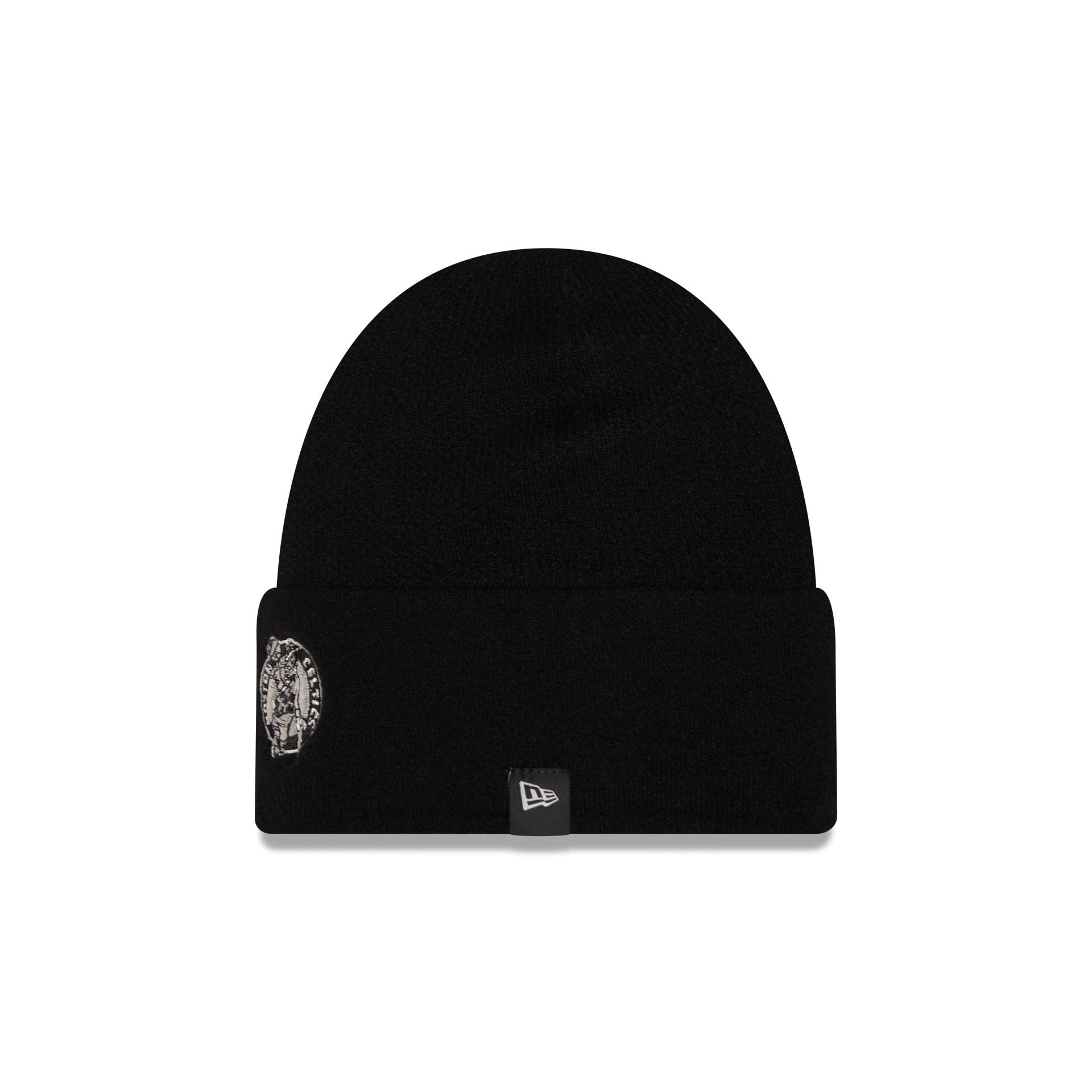 Boston Celtics Cashmere Black Cuffless Knit Beanie Hat