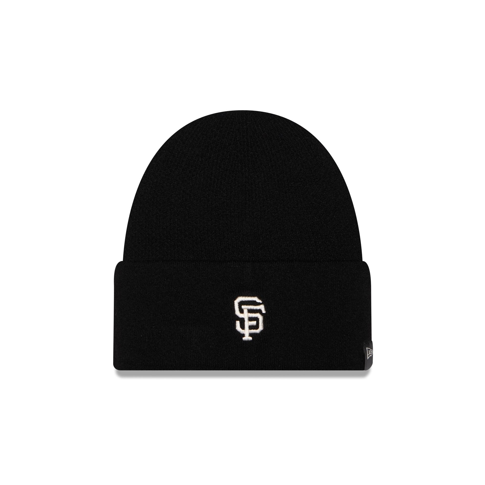 San Francisco Giants Cashmere Black Cuffless Knit Beanie Hat