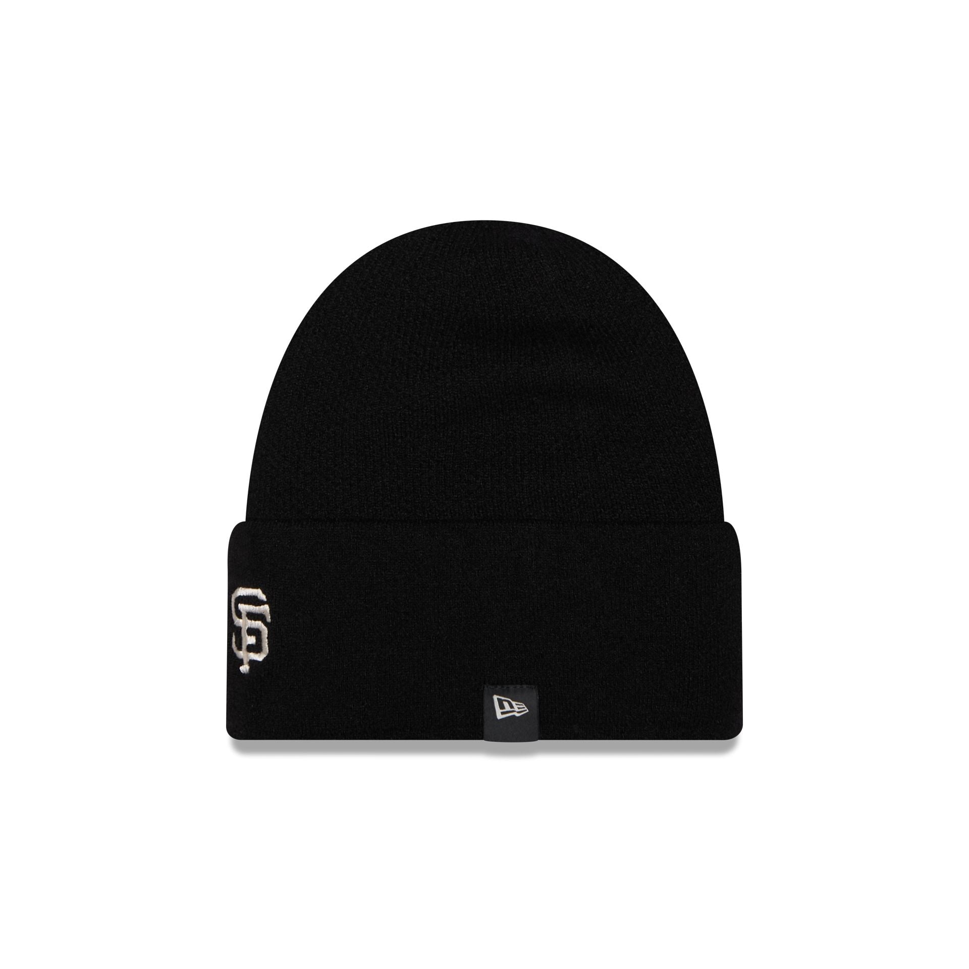 San Francisco Giants Cashmere Black Cuffless Knit Beanie Hat