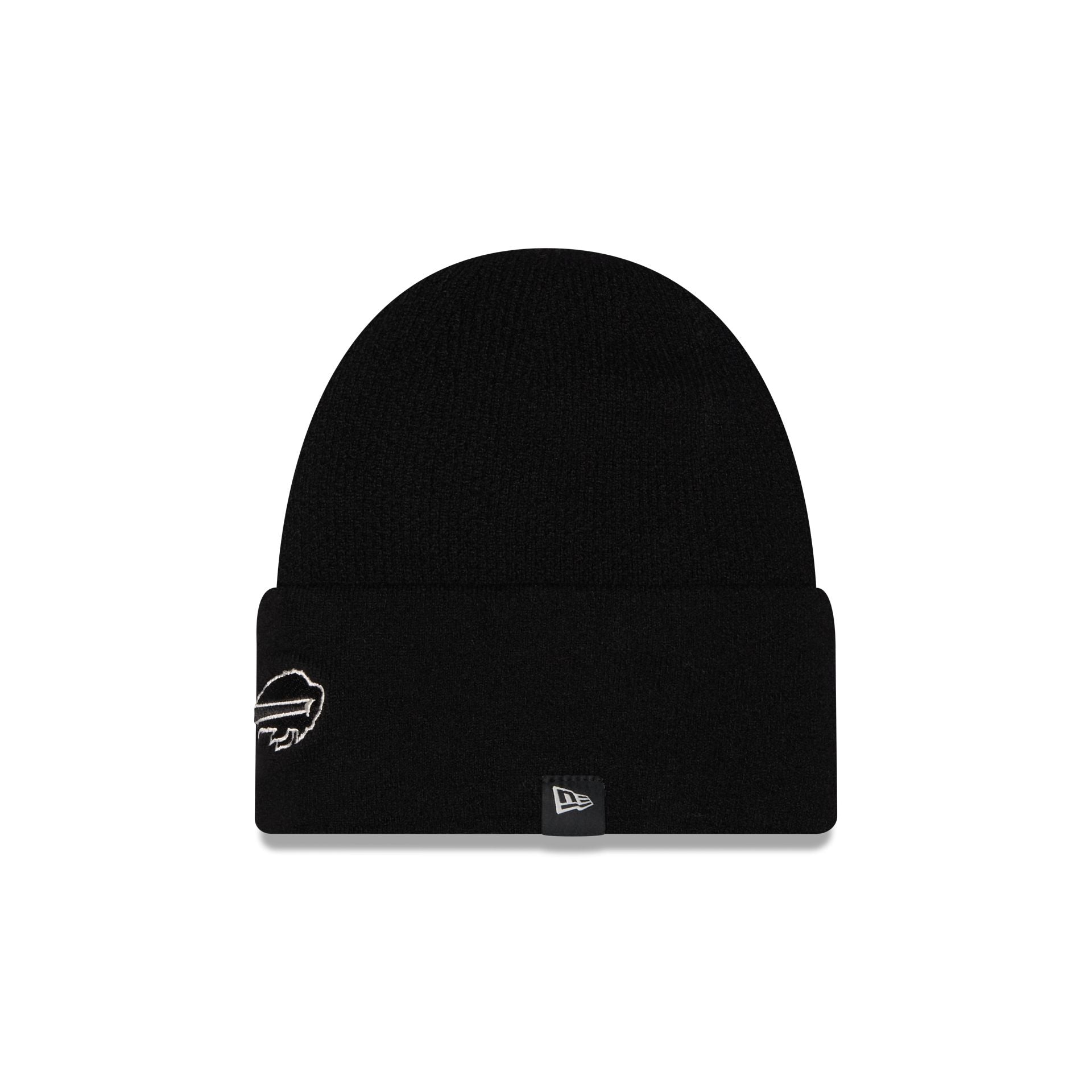 Buffalo Bills Cashmere Black Cuffless Knit Beanie Hat