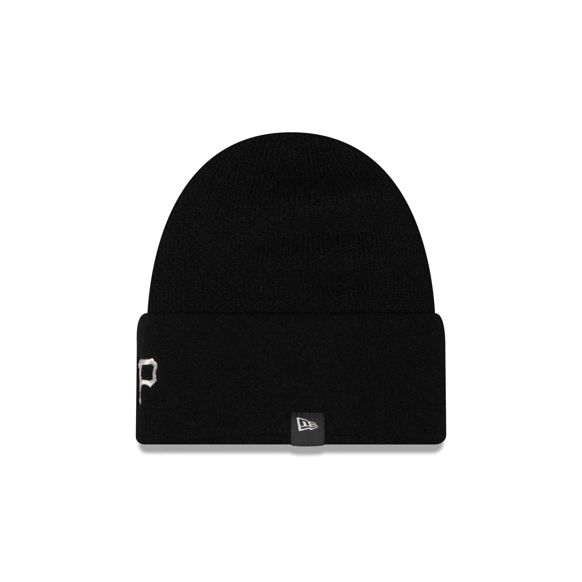 Pittsburgh Pirates Cashmere Black Cuffless Knit Beanie Hat