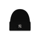 New York Yankees Cashmere Black Cuffless Knit Beanie Hat