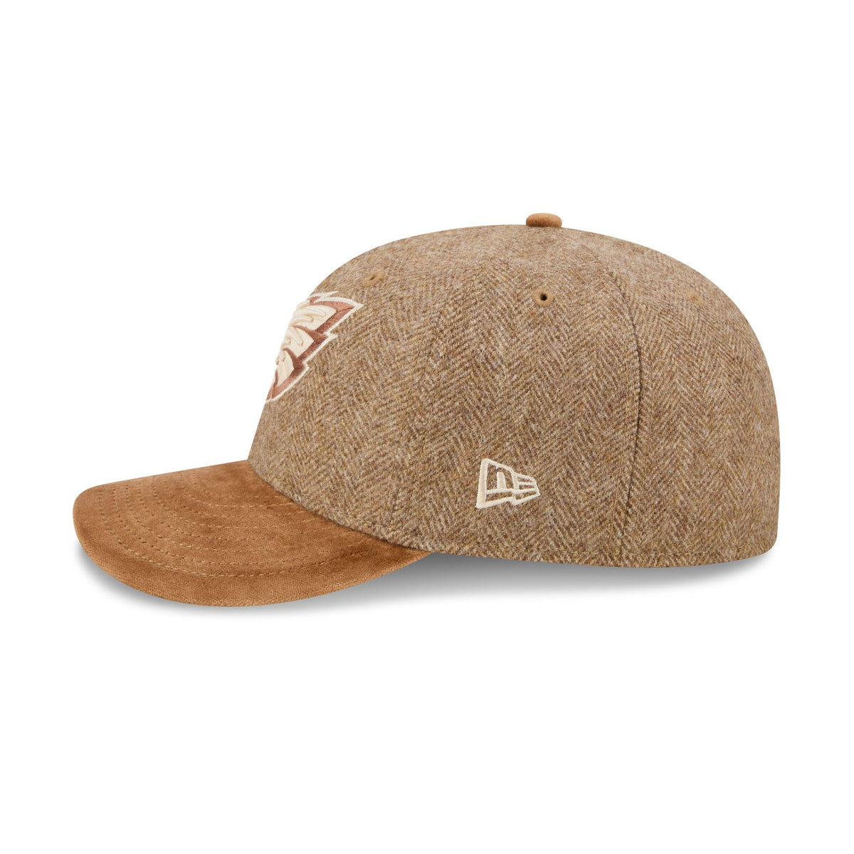 Philadelphia Eagles Moon Brisbane Moss Brown Visor 59FIFTY Fitted Hat