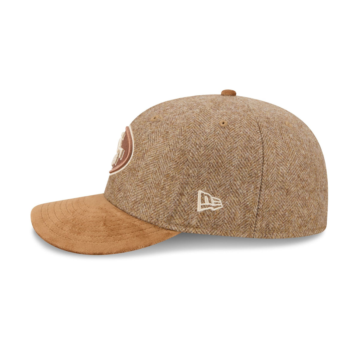 San Francisco 49ers Moon Brisbane Moss Brown Visor 59FIFTY Fitted Hat
