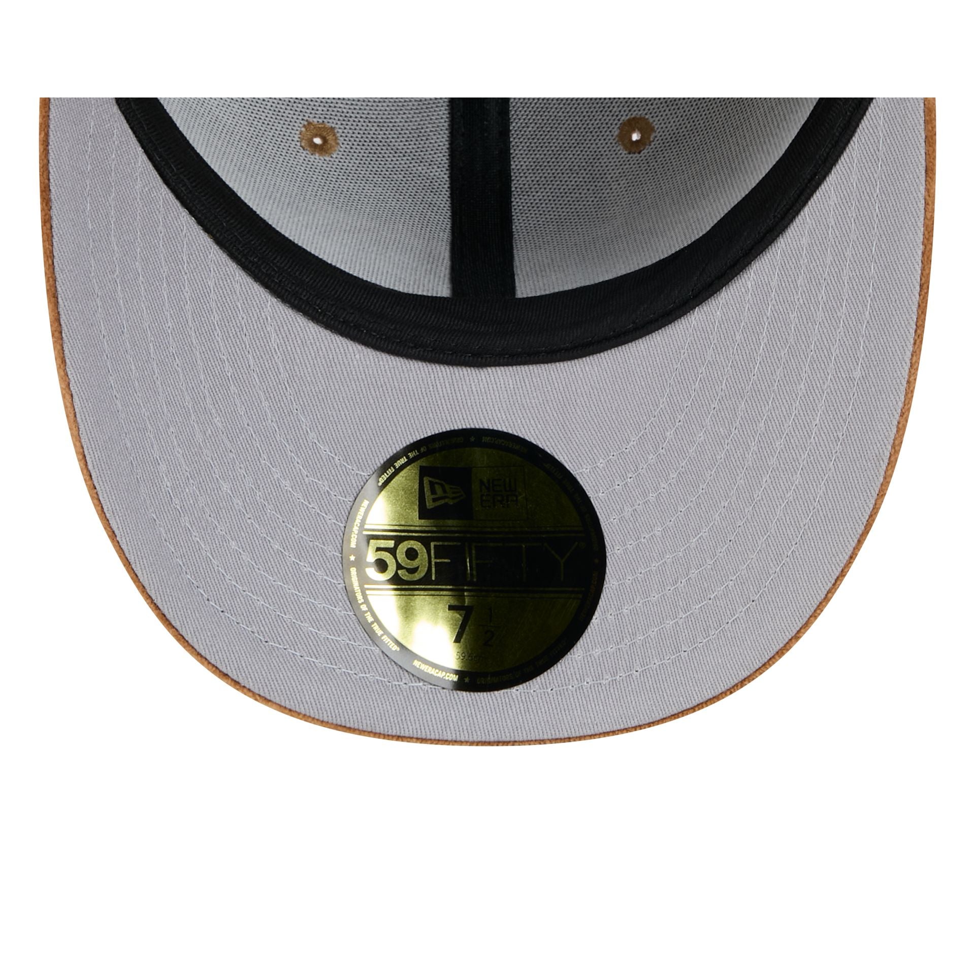San Francisco 49ers Moon Brisbane Moss Brown Visor 59FIFTY Fitted Hat