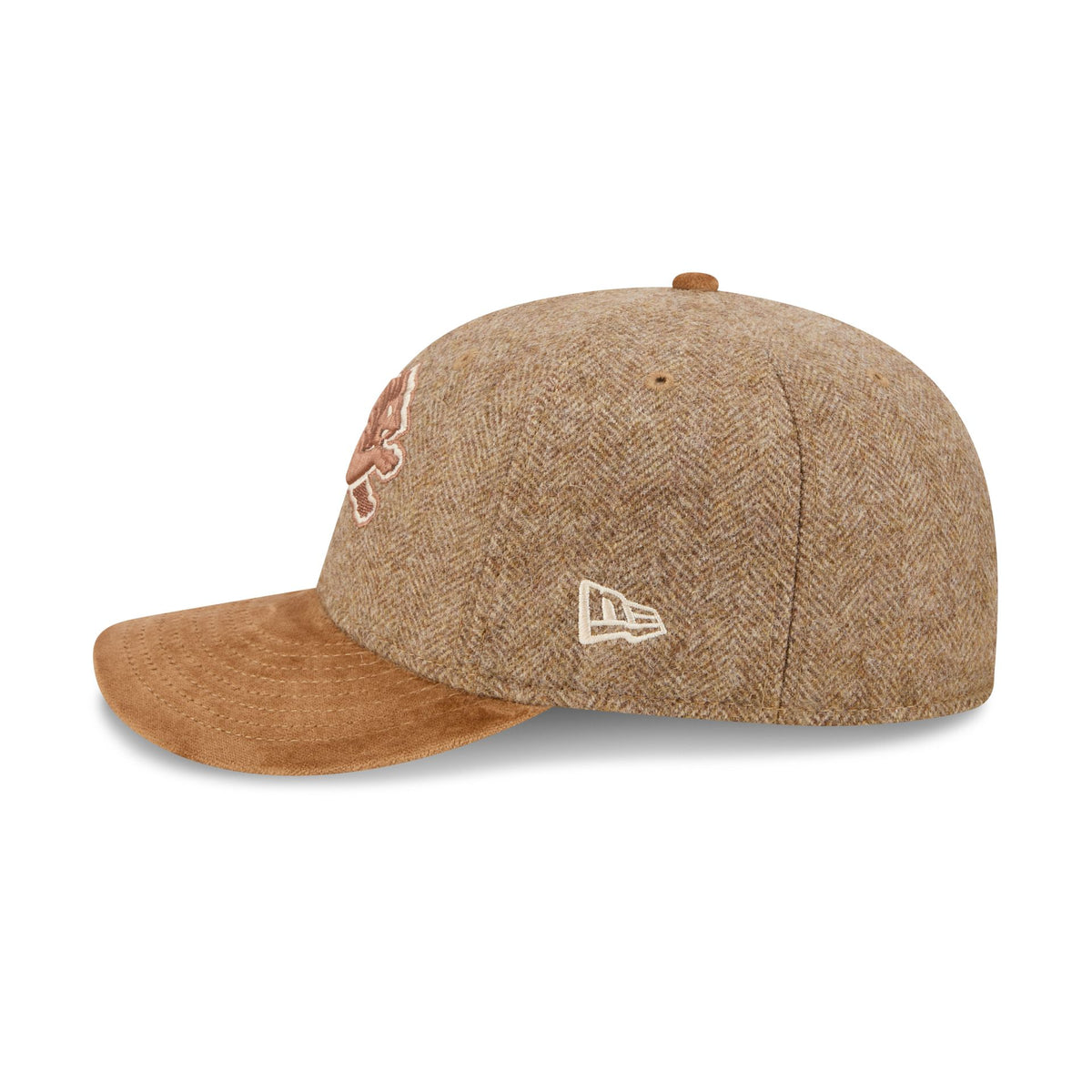 Detroit Lions Moon Brisbane Moss Brown Visor 59FIFTY Fitted Hat