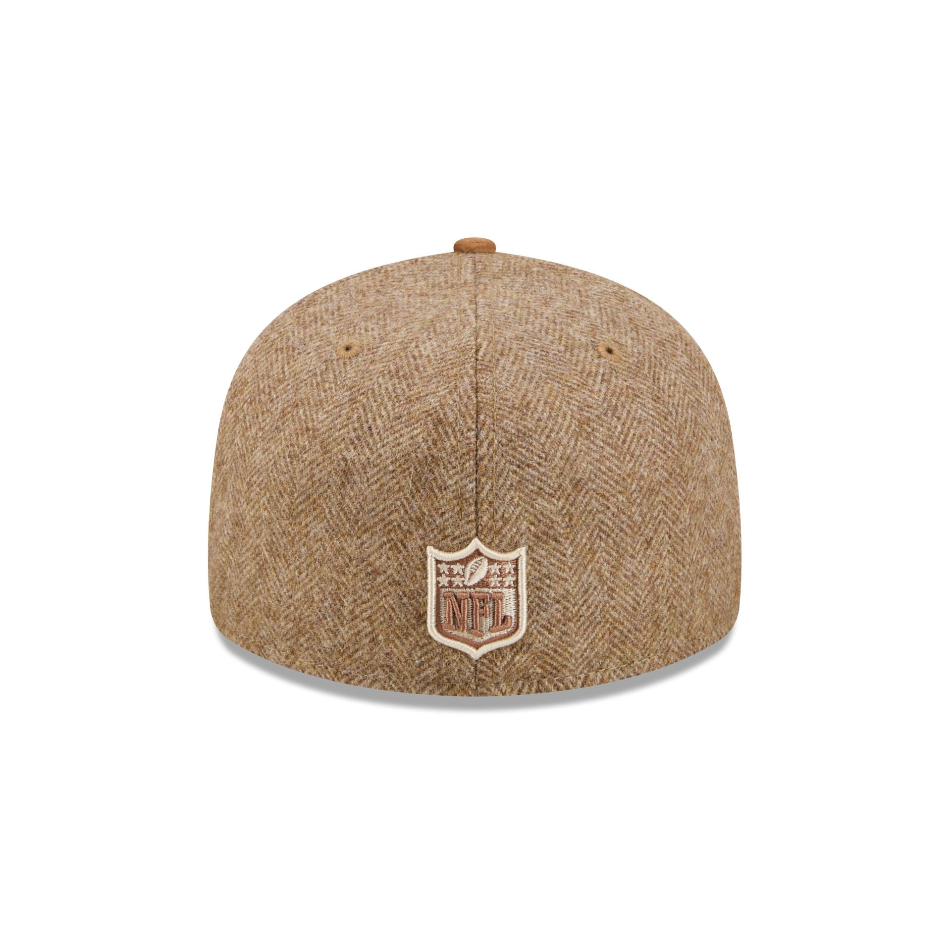 Detroit Lions Moon Brisbane Moss Brown Visor 59FIFTY Fitted Hat