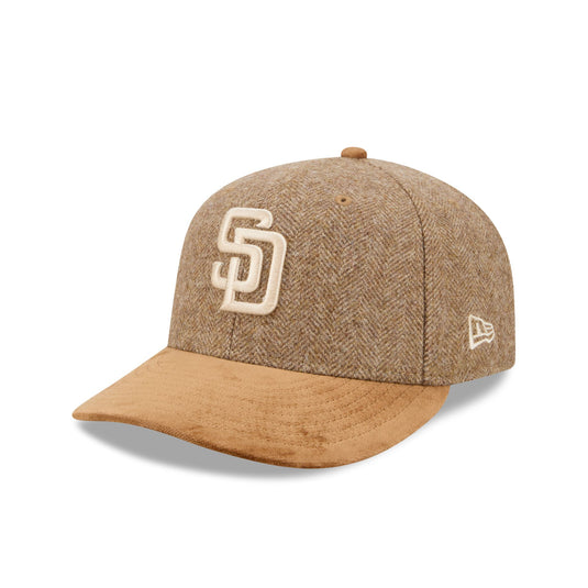 San Diego Padres Moon Brisbane Moss Brown Visor 59FIFTY Fitted Hat