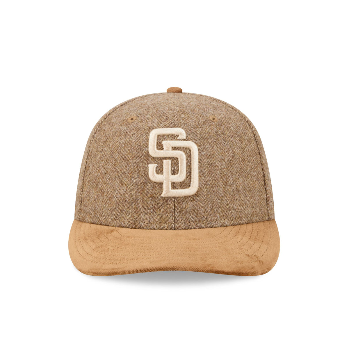 San Diego Padres Moon Brisbane Moss Brown Visor 59FIFTY Fitted Hat