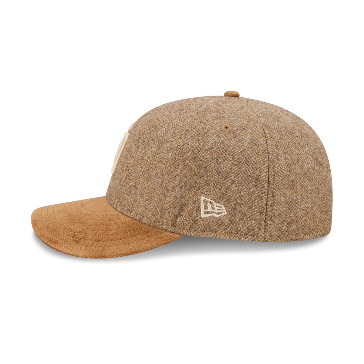 San Diego Padres Moon Brisbane Moss Brown Visor 59FIFTY Fitted Hat