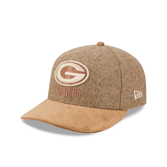 Green Bay Packers Moon Brisbane Moss Brown Visor 59FIFTY Fitted Hat