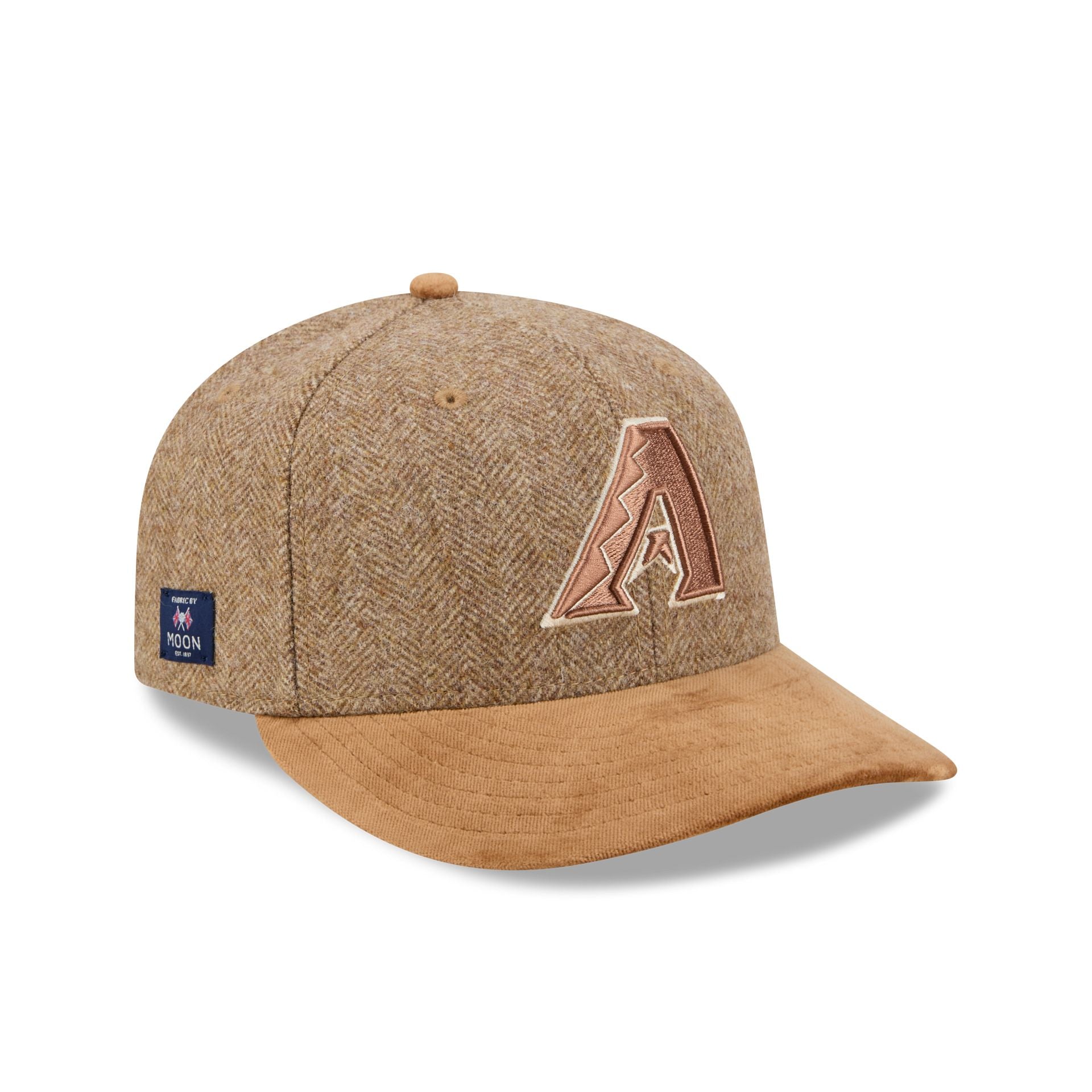 Arizona Diamondbacks Moon Brisbane Moss Brown Visor 59FIFTY Fitted Hat