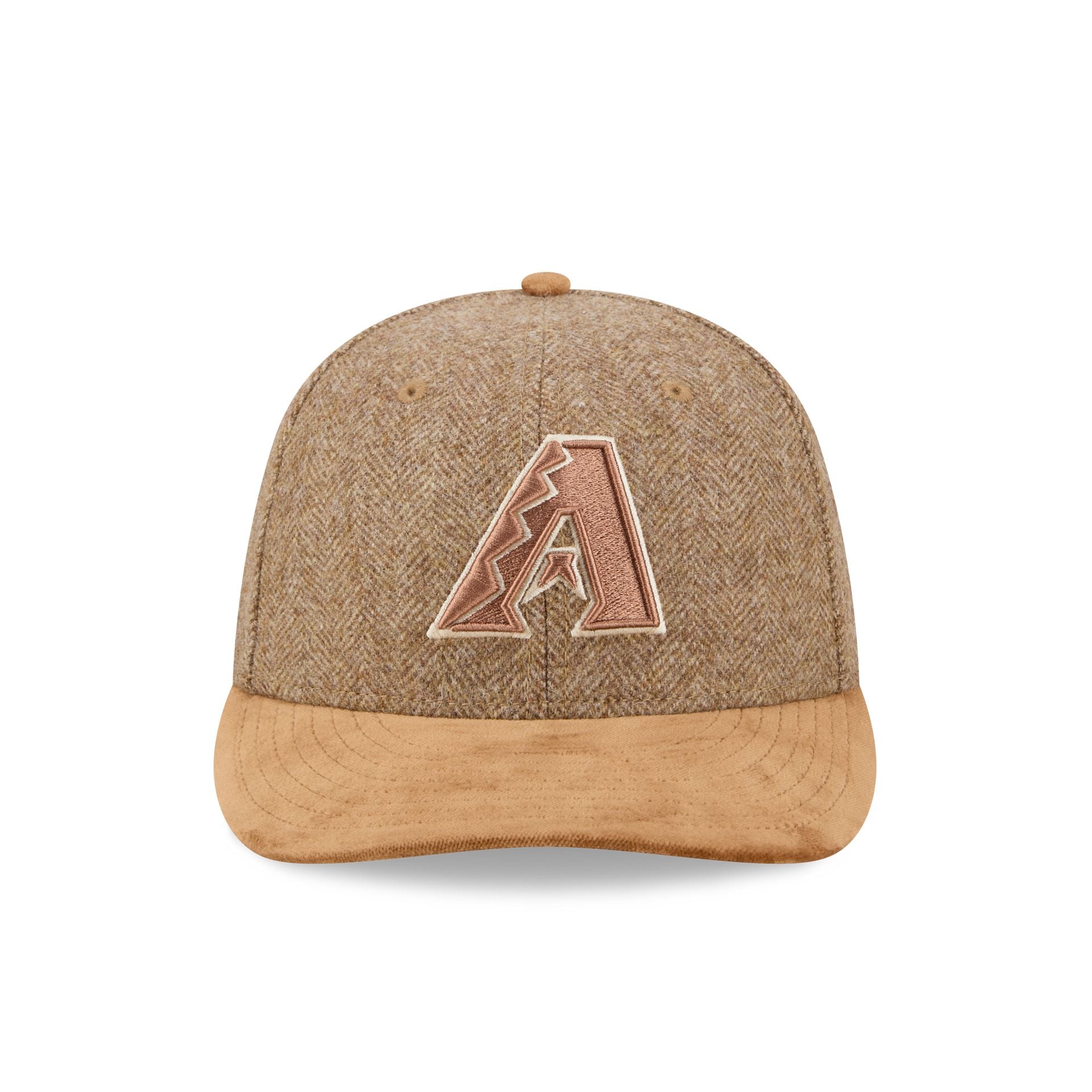 Arizona Diamondbacks Moon Brisbane Moss Brown Visor 59FIFTY Fitted Hat