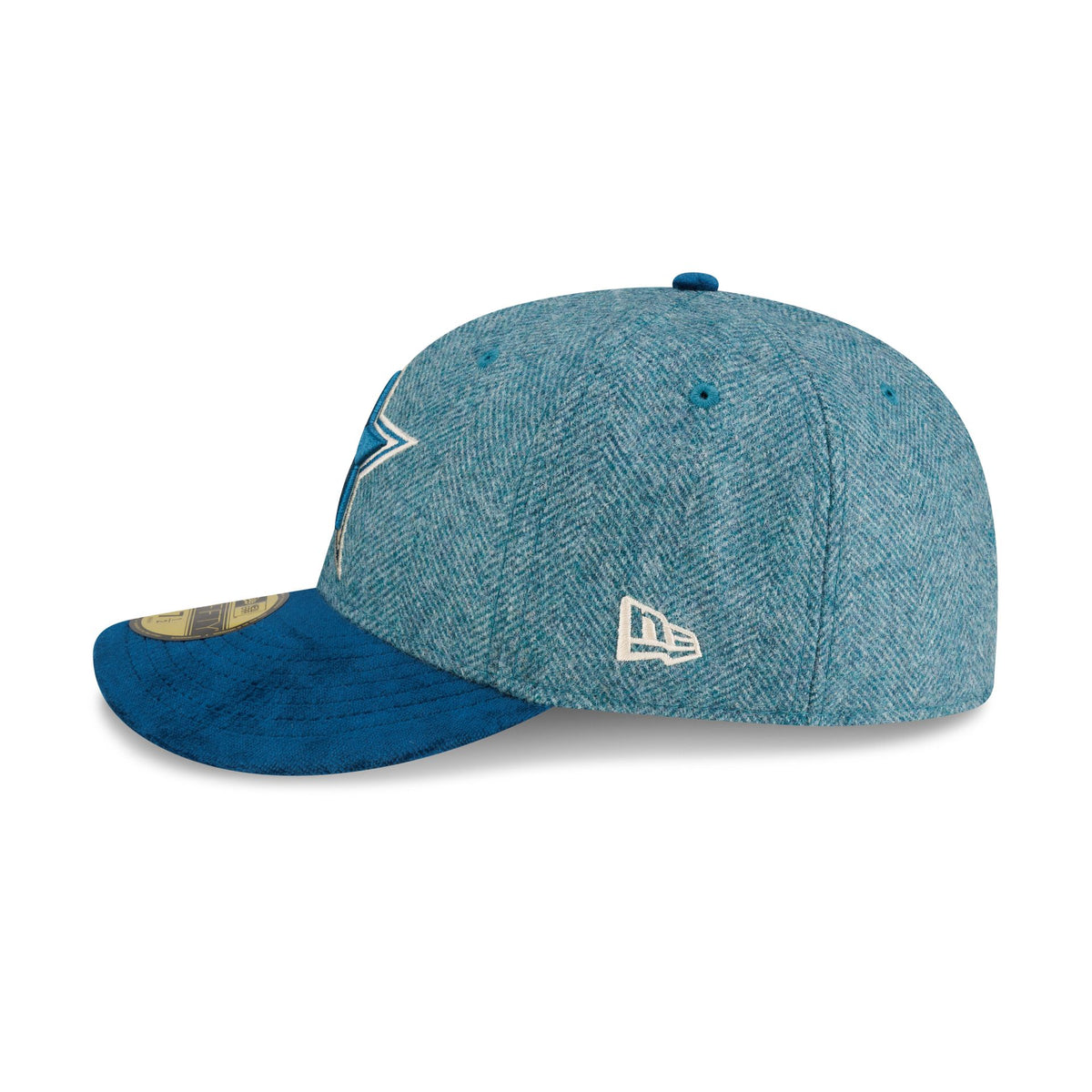 Dallas Cowboys Moon Brisbane Moss Blue Visor 59FIFTY Fitted Hat