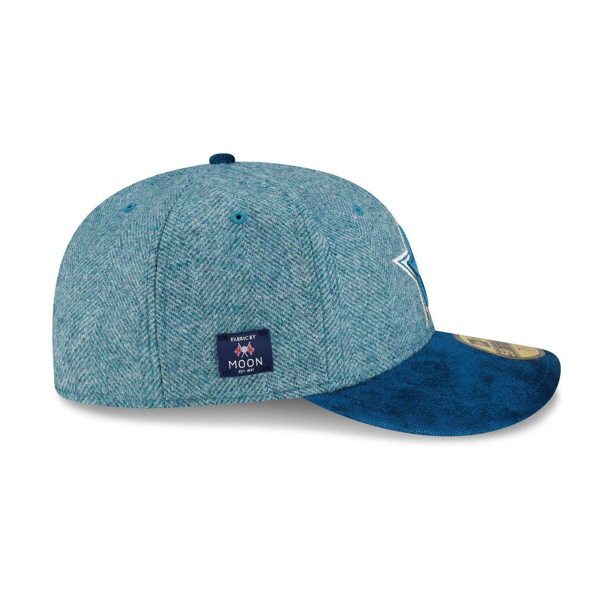 Dallas Cowboys Moon Brisbane Moss Blue Visor 59FIFTY Fitted Hat