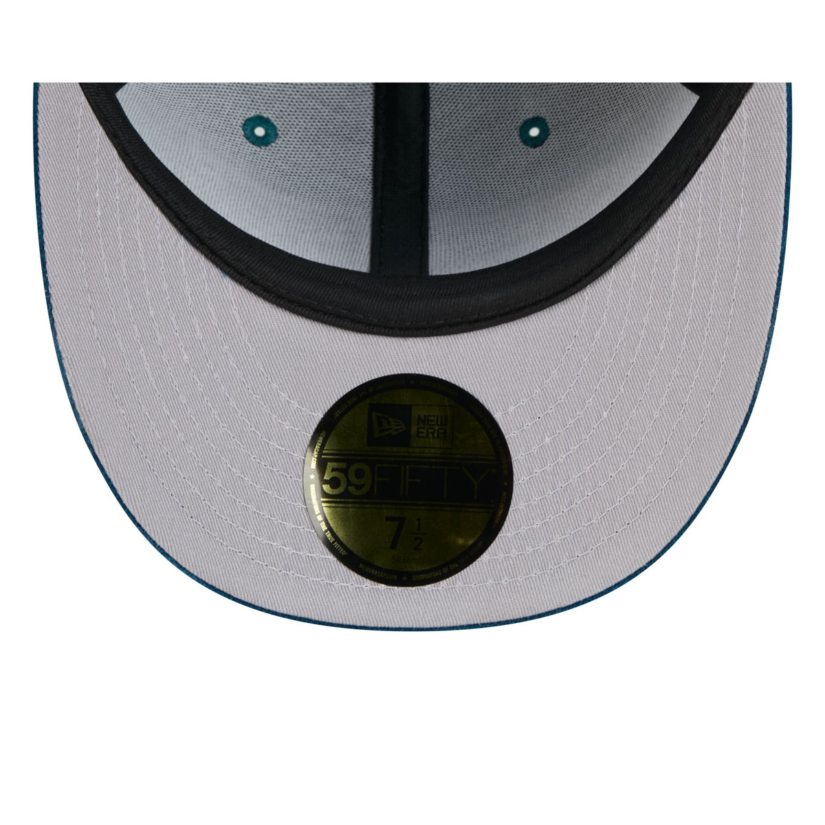 New England Patriots Moon Brisbane Moss Blue Visor 59FIFTY Fitted Hat