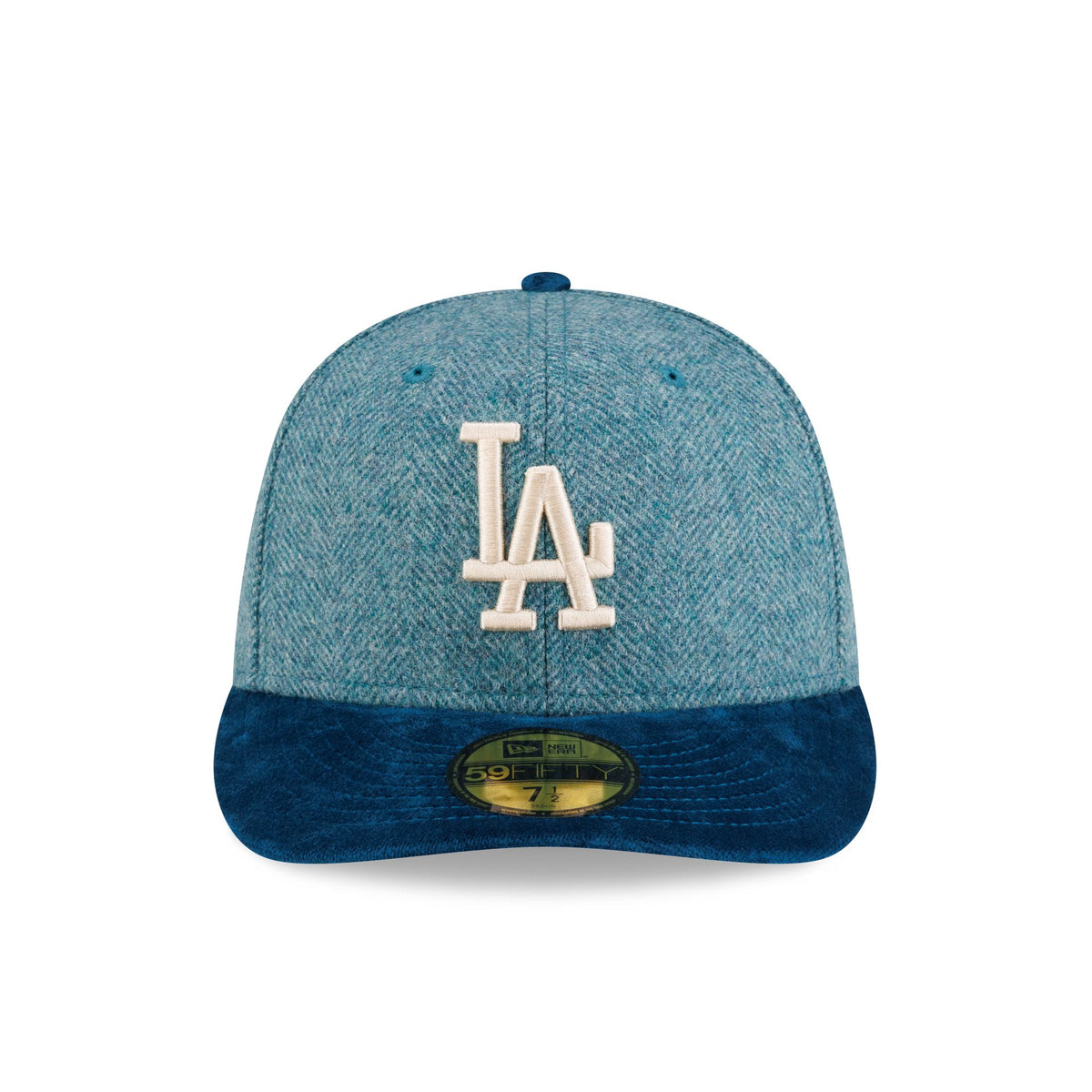Los Angeles Dodgers Moon Brisbane Moss Blue Visor 59FIFTY Fitted Hat