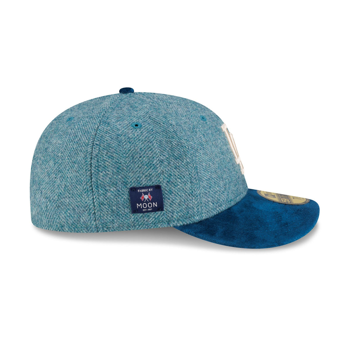 Los Angeles Dodgers Moon Brisbane Moss Blue Visor 59FIFTY Fitted Hat