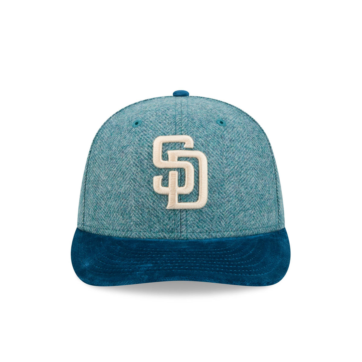 San Diego Padres Moon Brisbane Moss Blue Visor 59FIFTY Fitted Hat