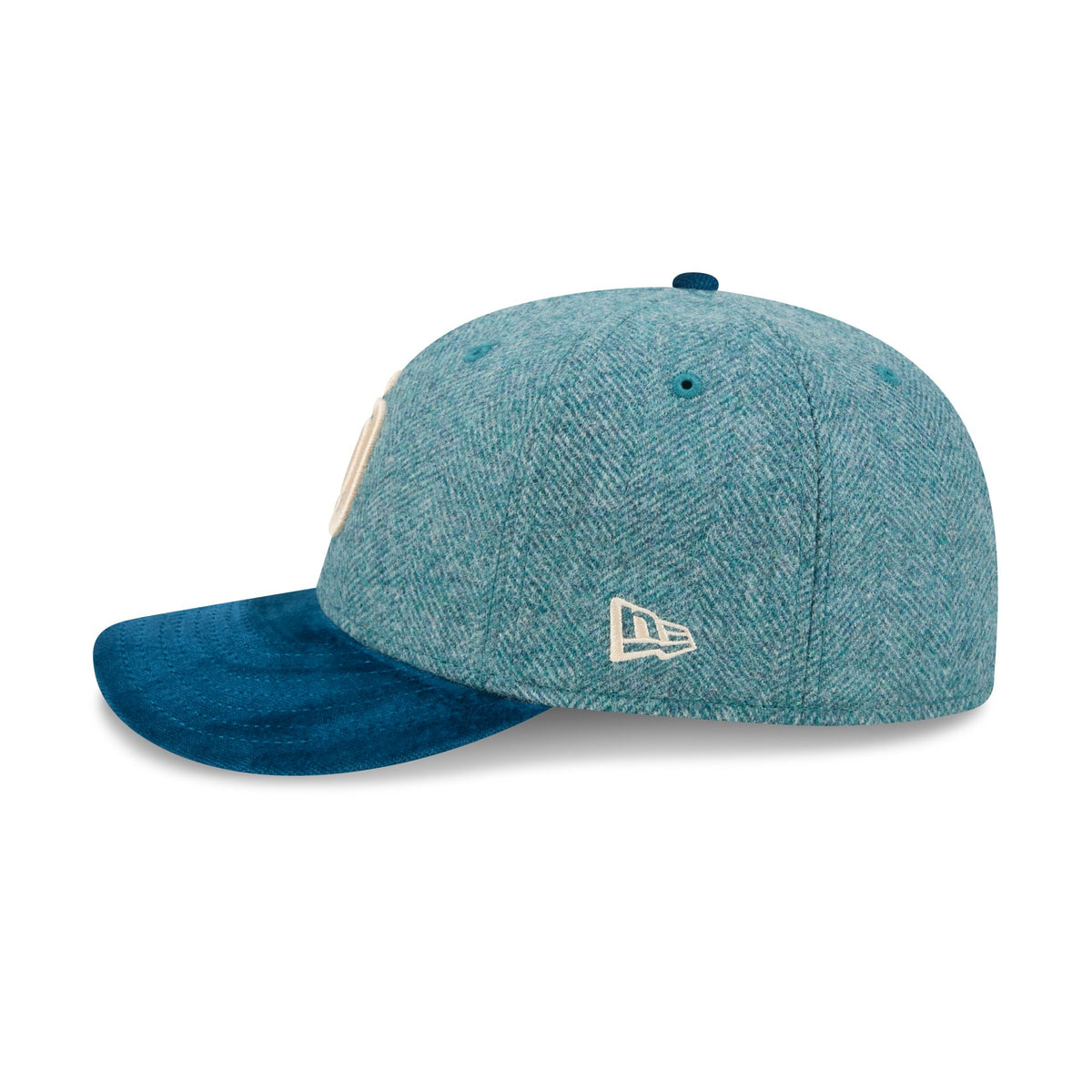 San Diego Padres Moon Brisbane Moss Blue Visor 59FIFTY Fitted Hat