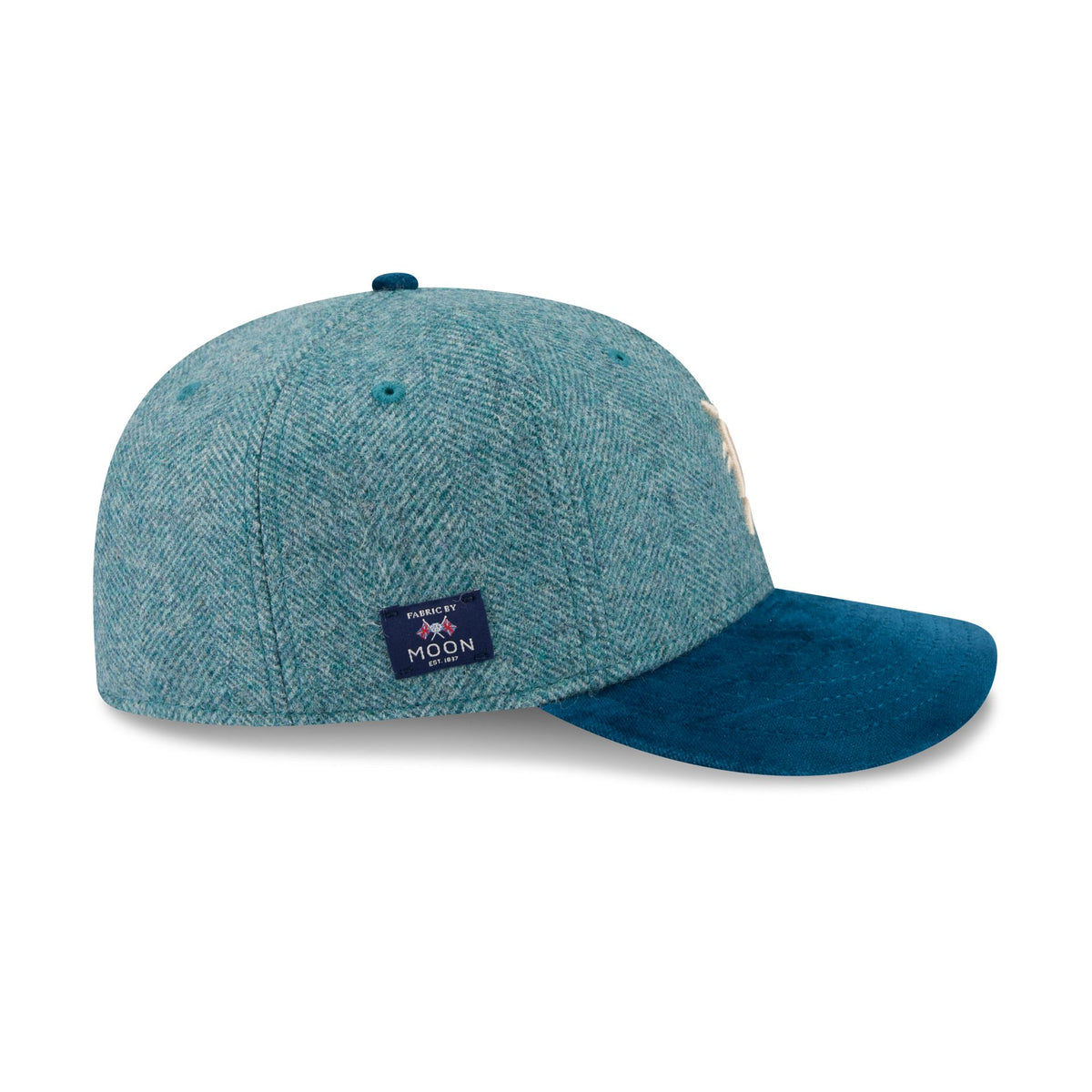 Detroit Tigers Moon Brisbane Moss Blue Visor 59FIFTY Fitted Hat