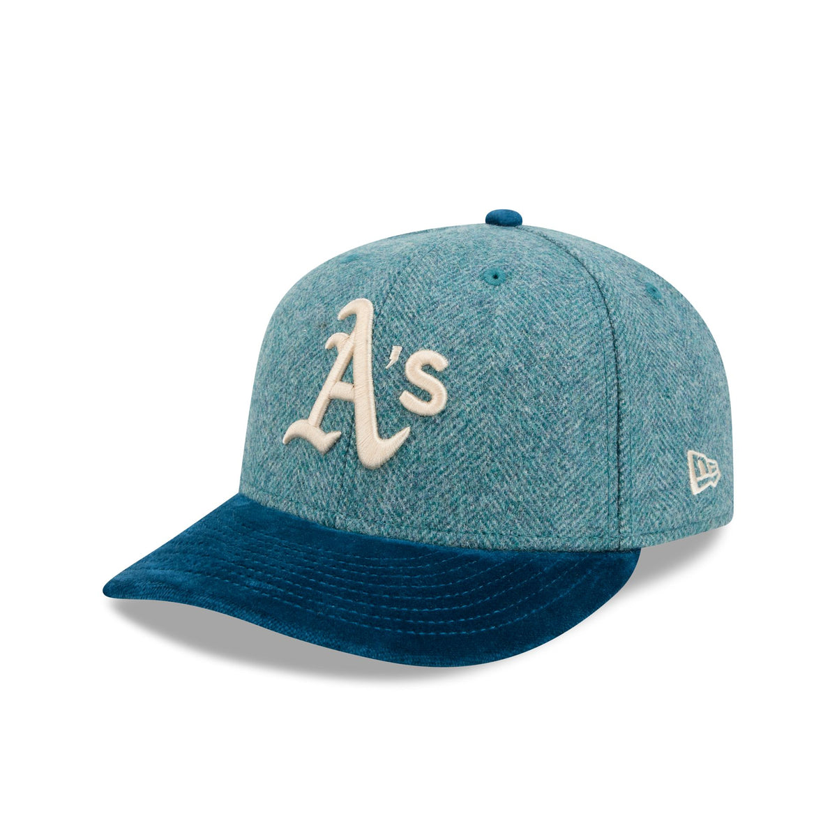 Athletics Moon Brisbane Moss Blue Visor 59FIFTY Fitted Hat