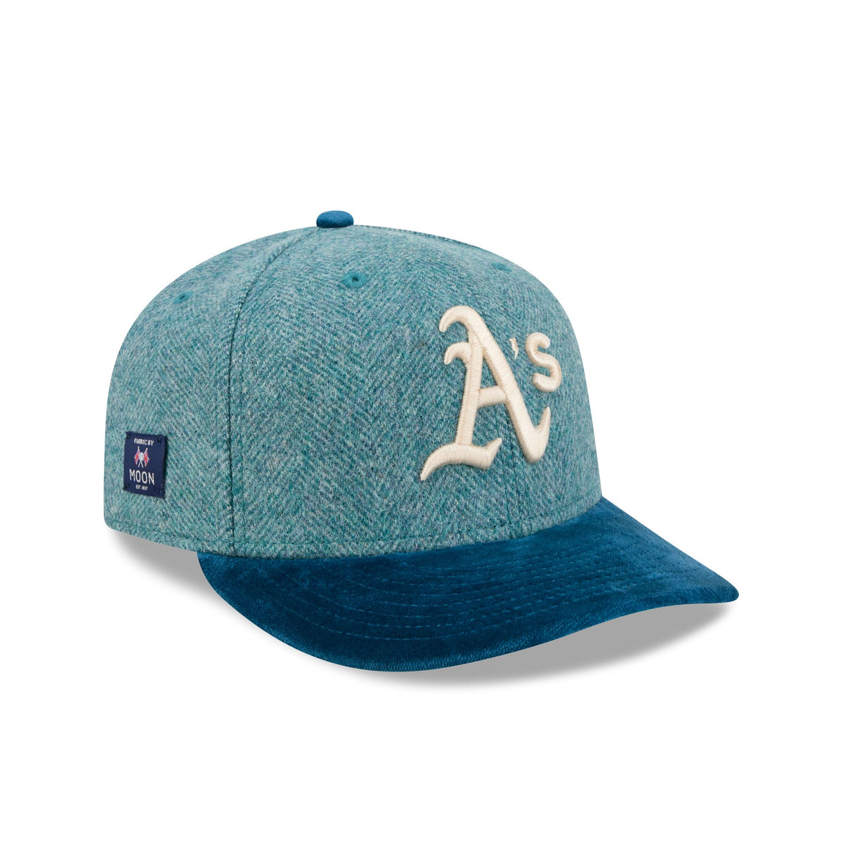 Athletics Moon Brisbane Moss Blue Visor 59FIFTY Fitted Hat