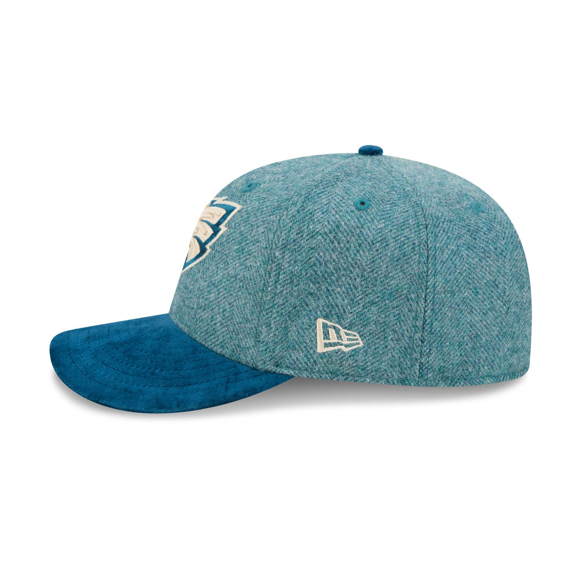 Philadelphia Eagles Moon Brisbane Moss Blue Visor 59FIFTY Fitted Hat