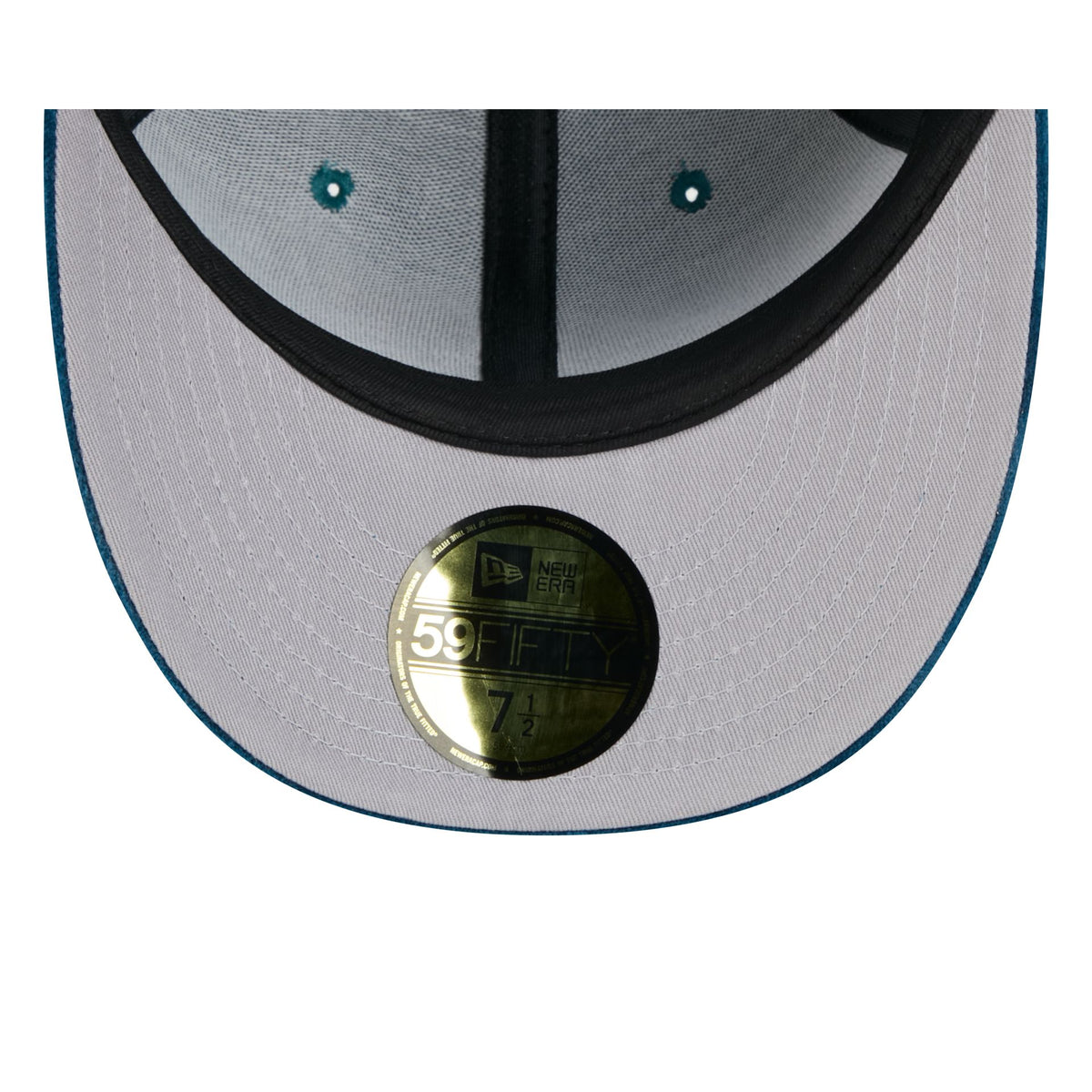 Philadelphia Eagles Moon Brisbane Moss Blue Visor 59FIFTY Fitted Hat