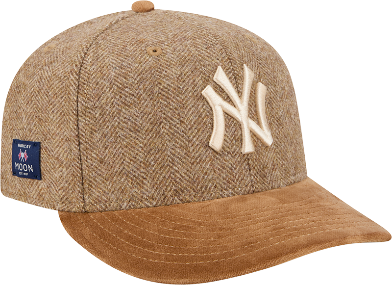 New York Yankees Moon Brisbane Moss Brown Visor 59FIFTY Fitted Hat
