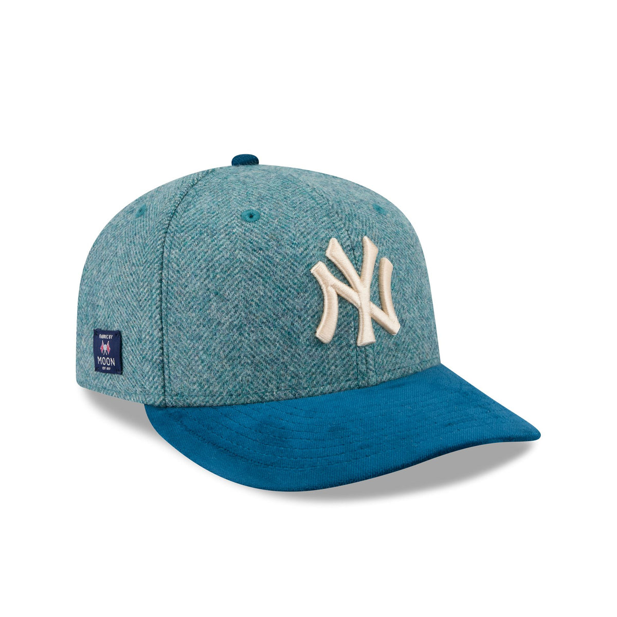 New York Yankees Moon Brisbane Moss Blue Visor 59FIFTY Fitted Hat