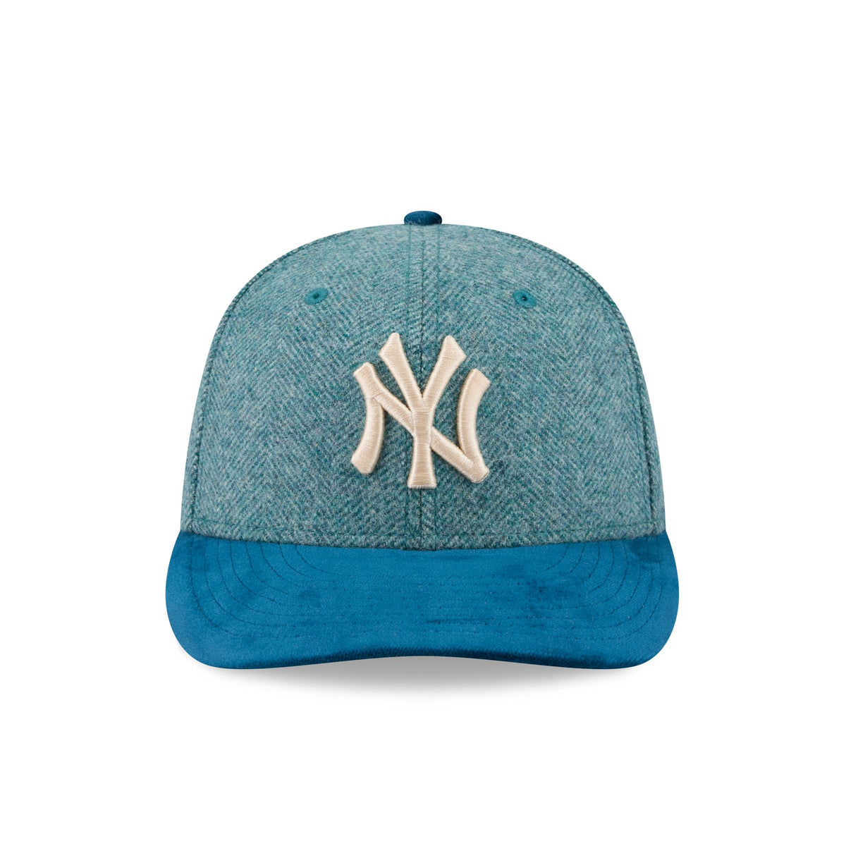 New York Yankees Moon Brisbane Moss Blue Visor 59FIFTY Fitted Hat