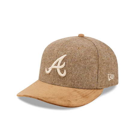 Atlanta Braves Moon Brisbane Moss Brown Visor 59FIFTY Fitted Hat