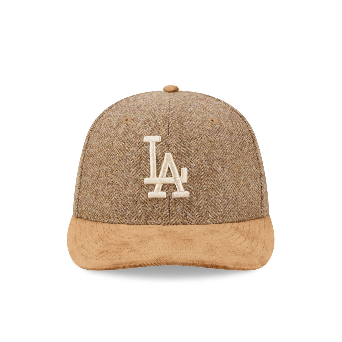 Los Angeles Dodgers Moon Brisbane Moss Brown Visor 59FIFTY Fitted Hat