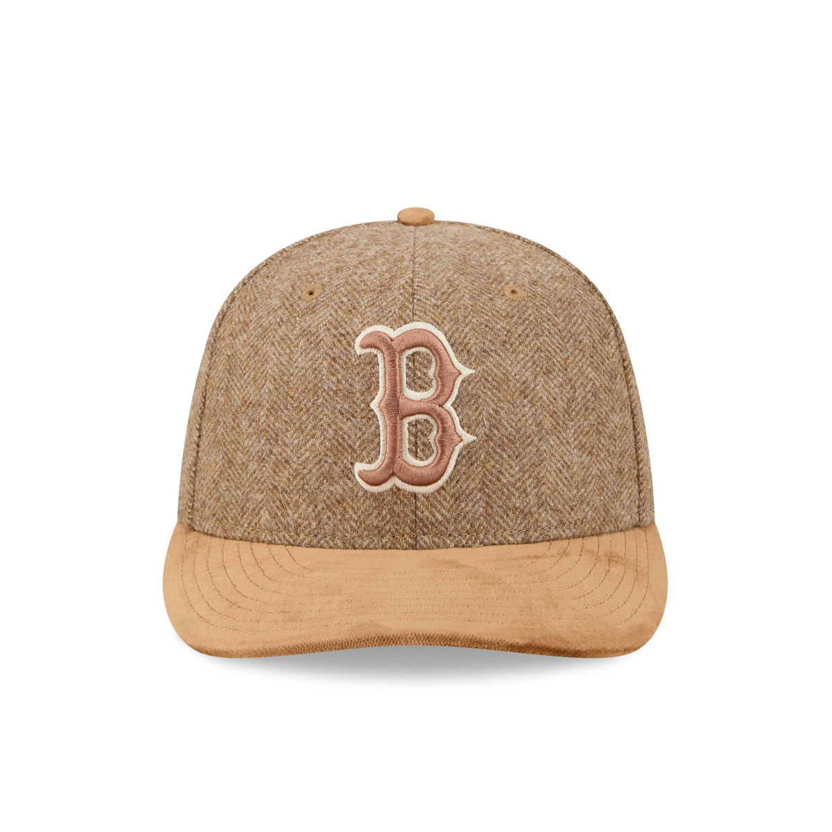Boston Red Sox Moon Brisbane Moss Brown Visor 59FIFTY Fitted Hat