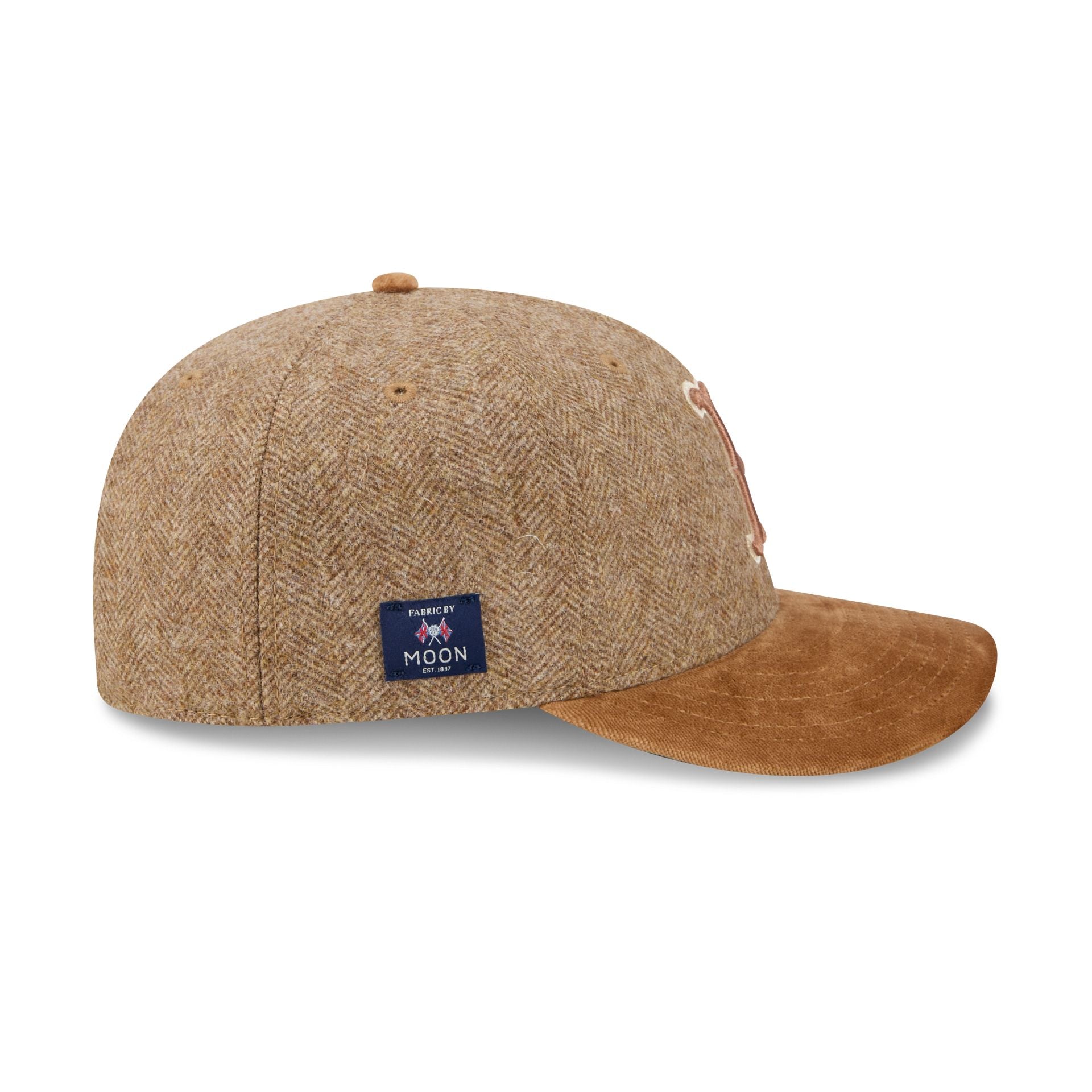 Boston Red Sox Moon Brisbane Moss Brown Visor 59FIFTY Fitted Hat