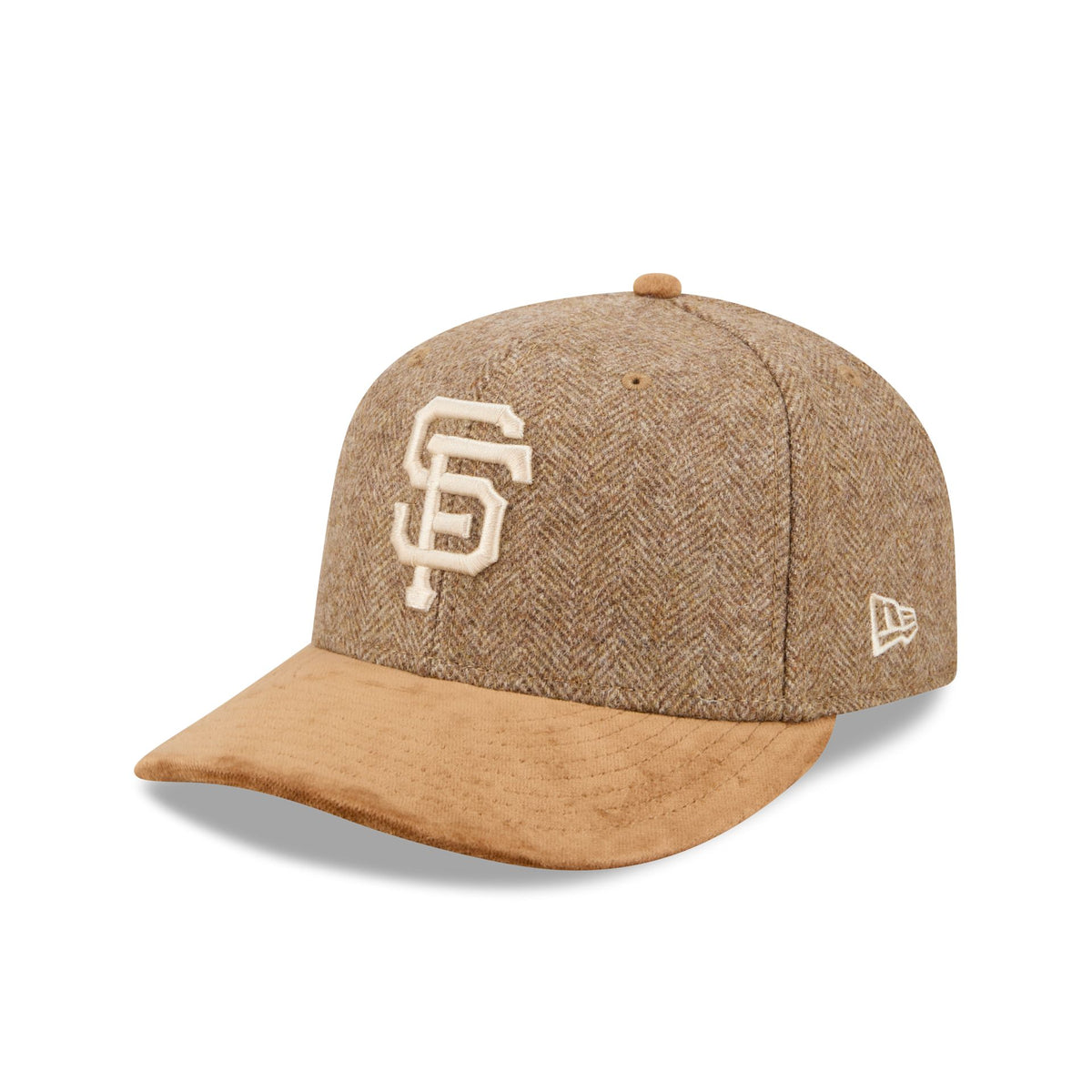 San Francisco Giants Moon Brisbane Moss Brown Visor 59FIFTY Fitted Hat