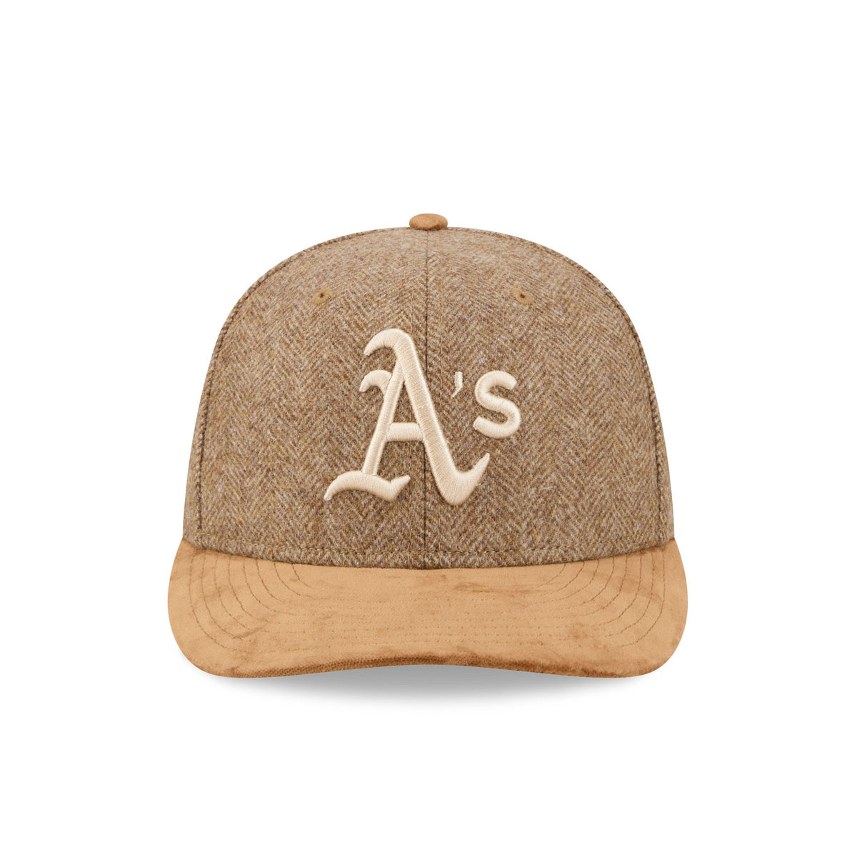 Athletics Moon Brisbane Moss Brown Visor 59FIFTY Fitted Hat