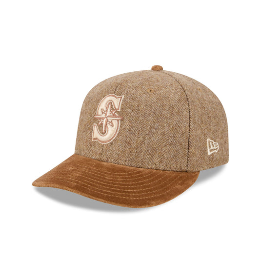 Seattle Mariners Moon Brisbane Moss Brown Visor 59FIFTY Fitted Hat