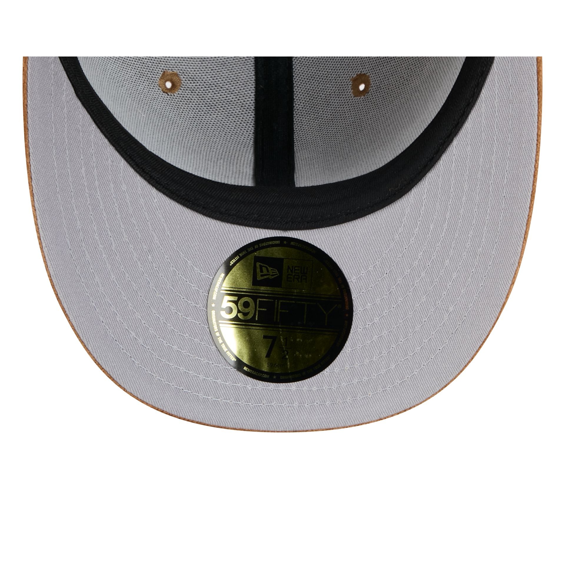 New York Mets Moon Brisbane Moss Brown Visor 59FIFTY Fitted Hat
