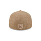 New England Patriots Moon Brisbane Moss Brown Visor 59FIFTY Fitted Hat