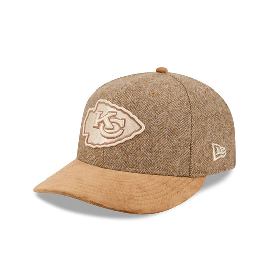 Kansas City Chiefs Moon Brisbane Moss Brown Visor 59FIFTY Fitted Hat