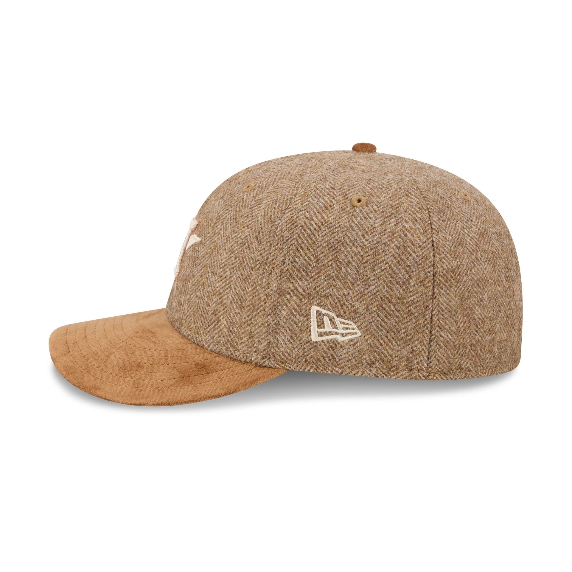 Houston Astros Moon Brisbane Moss Brown Visor 59FIFTY Fitted Hat